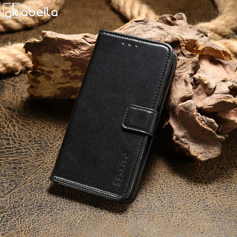 

Akabeila for Case BQ 5035 Case Retro Flip Leather Case for BQ 5035 Velvet BQ-5035 Cover Card Slot Holster Magnet KickStand Shell