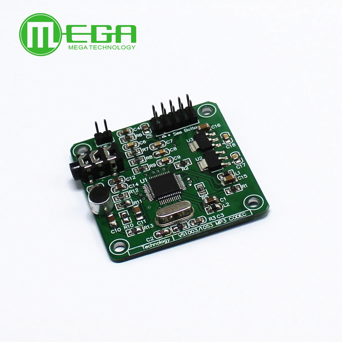 VS1003B MP3 Decoding Module Carrier Microphone STM32 Development Board Accessory
