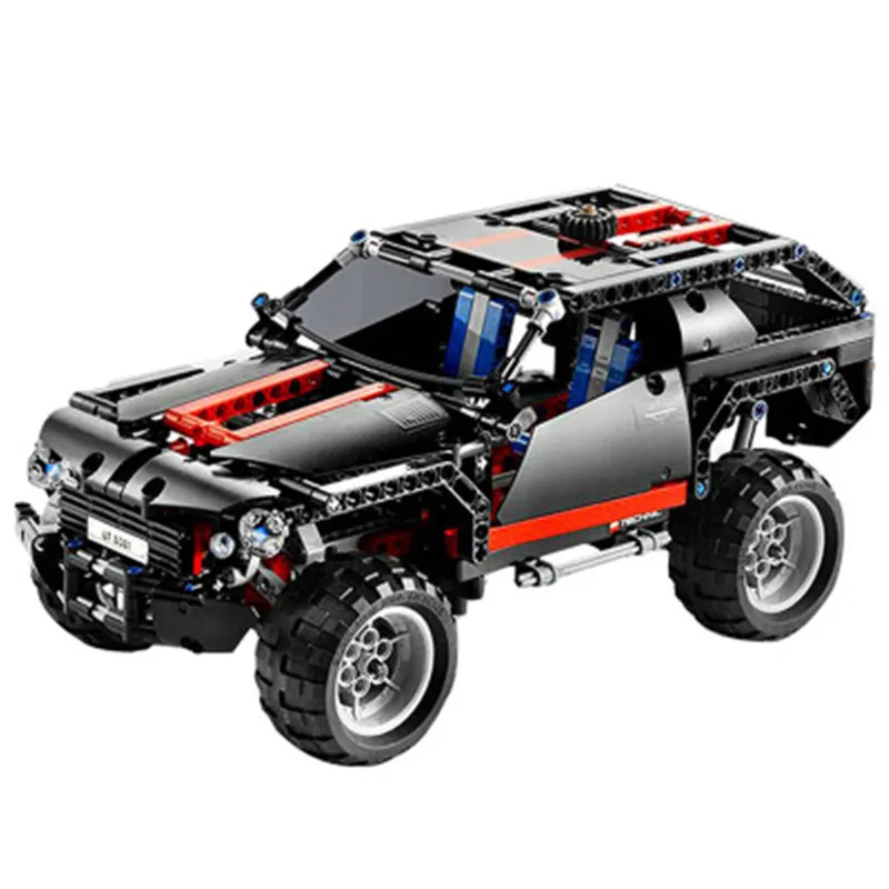 

3341 Transport Cruiser SUV 589 pcs Racing Car Model Building Block Sets Educational DIY Bricks Toys DIY Free Shipping