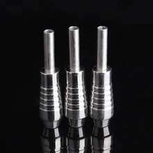 1 шт. 20 ммнержавеющая сталь Татуировка ручка с задней стволовой профессиональные ручки для тату-машинки татуировки Трубы Советы Инструмент