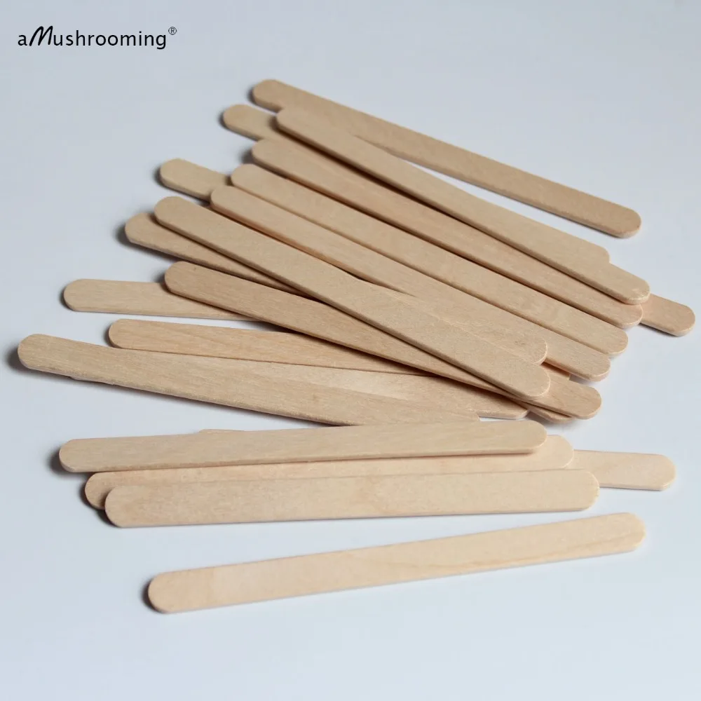 DIY аксессуары деревянные Jumbo натуральные леденцы/ремесленные палочки x 300 натуральный цвет палочки для мороженого