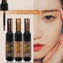 Макияж для глаз, красное вино, отклеивается, для бровей, тату, оттенок, водостойкий, стойкий, краска для бровей, гель, крем, тушь, Косметика для макияжа