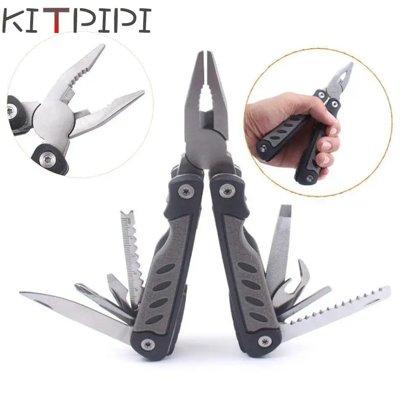 

KITPIPI Fashion Portable & Folded Outdoor Well-tech Gear Tools Multi-tool Pliers Hammer Pliers with Cutter Bottle Opener