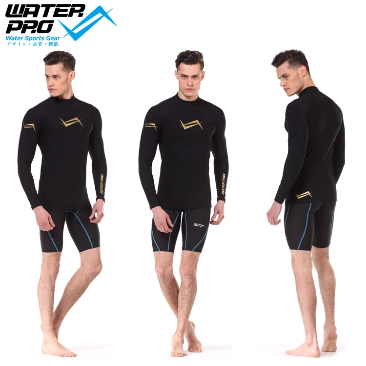 Water Pro Warm Guard UPF 50 Thermal Rash Guard Fleece UV Protection Layer Water Sports Wear