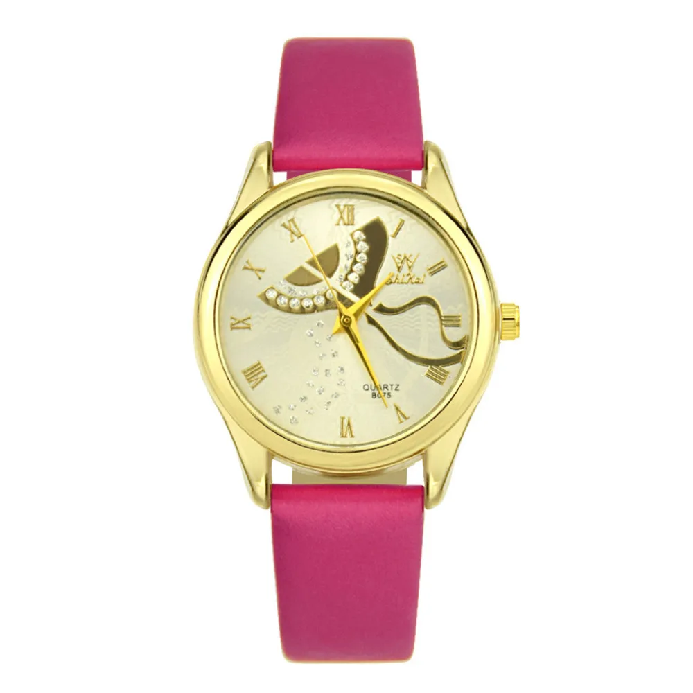 high-quality Fashion Relogio feminino Business Quartz Watch Men Women Wrist Watches Fashion Gold Faux Leather Band Female clock
