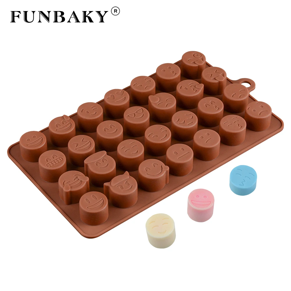 Силиконовая форма для шоколада FUNBAKY Smile круглая в виде короны животного