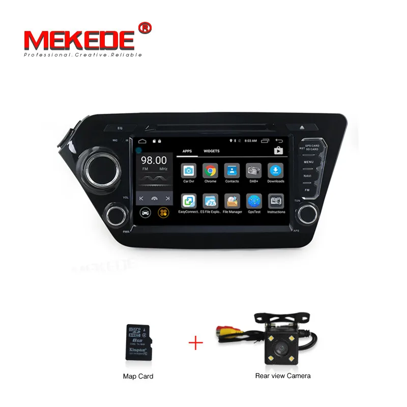 Wholesale price Android 7 1 quad Core Car DVD player for Kia Rio K2 2010 2015