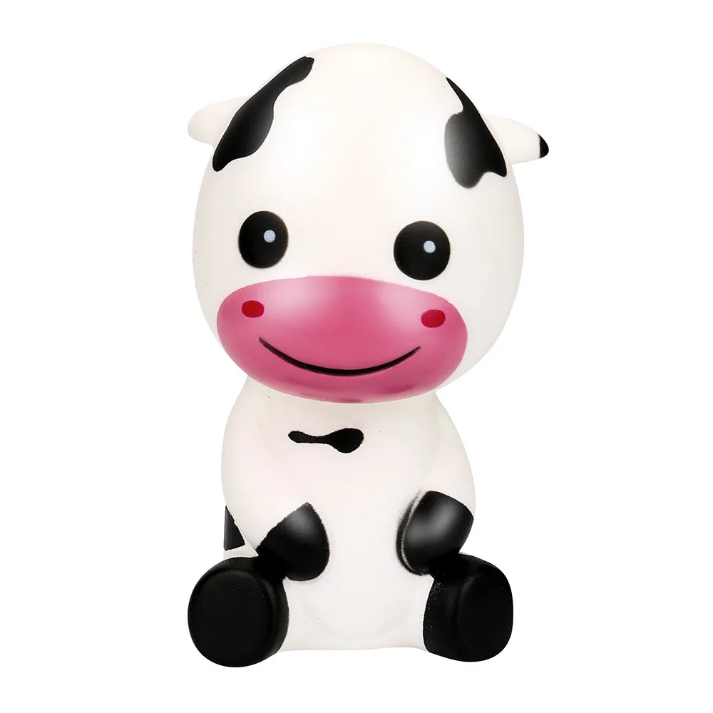 Stress relief toys decorator Cartoon Kawaii Cow Squishy amusing Slow Rising Scented Squeeze Toy Collection Cure Gift D300124