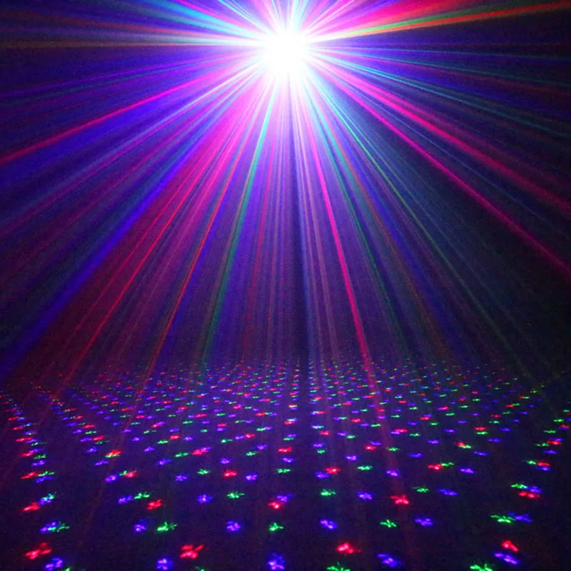 Движущиеся RGB звезды лазерные огни проектор Красный Зеленый Синий открытый IP65