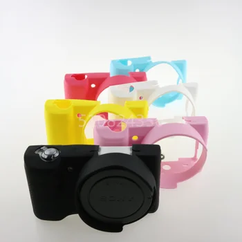 

Soft Silicone Rubber Camera Protective Body Cover Case Skin bag Camera Video Bag for Sony A6000 Camera case bag Leather Case Bag