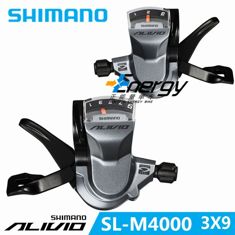 شيمانو alivio انتقال دراجة أجزاء SL-M4000 mtb شيفتر الإبهام التروس التبديل 3*9 سرعة التحول شيفتر مقبض التحكم