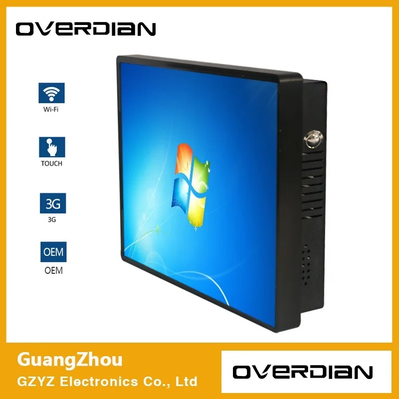 

10.4/10" All In One Industrial Computer WIN7 System Capacitive Touch Screen Industrial Computer SSD32G Tablet PC 1024*768 4:3