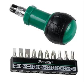

1PK-201 12pcs Screwdriver Set Series Mini Grip Cross Point Slotted Phillips Tip DIY Repair Tool Kit Hand Tamper Tool