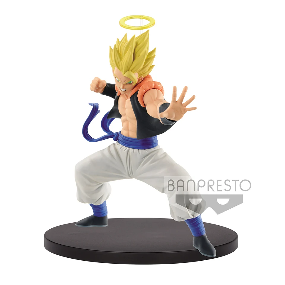Tronzo Оригинальные фигурки Dragon Ball Banpresto Broly Goku Vegeta Gogeta Zamasu ПВХ Фигурки игрушки Супер Saiyan Фигурки игрушки - Цвет: BWFC SSJ Gogeta