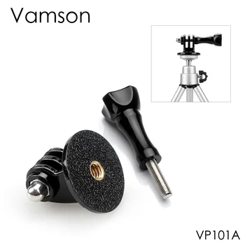 Vamson for GoPro Accessories Adapter Converter Mount Monopod Tripod Holder Case Adapter for Go Pro Hero 9 8 7 6 5 for yi VP101