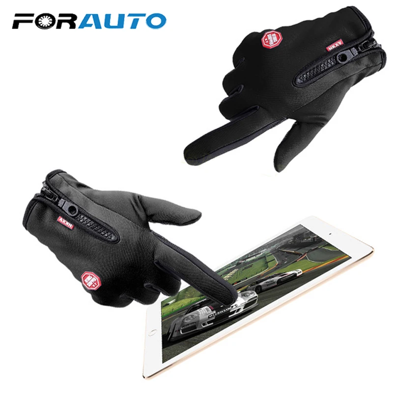 Мотоциклетные перчатки, перчатки для верховой езды, лыжные перчатки с сенсорным экраном, ветрозащитные теплые перчатки для зимних видов спорта