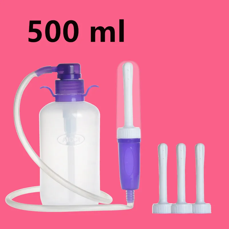 500 Ml Anal Cleaner Enemas Device Vagina Cleaning Anus Butt Plug Fetish Erotic Sex Toys Adult