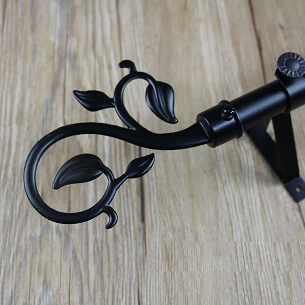 4 Pcs Vintage Retro Curtain Pole Ends Drape Pole Finials Inner Dia. 22mm Caps
