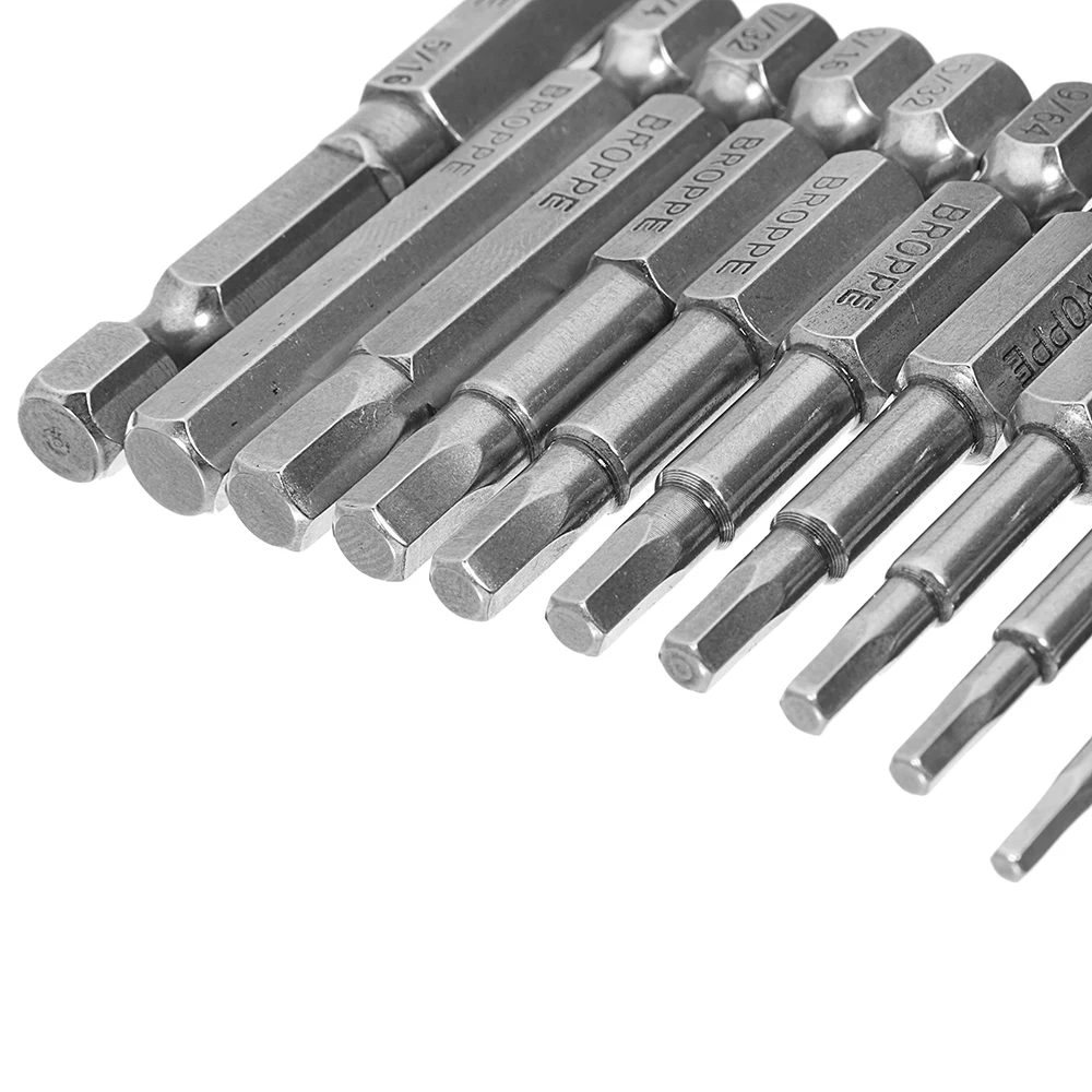 Broppe 10 шт./компл. 5/64-5/16 дюймов Шестигранная головка Магнитная ...
