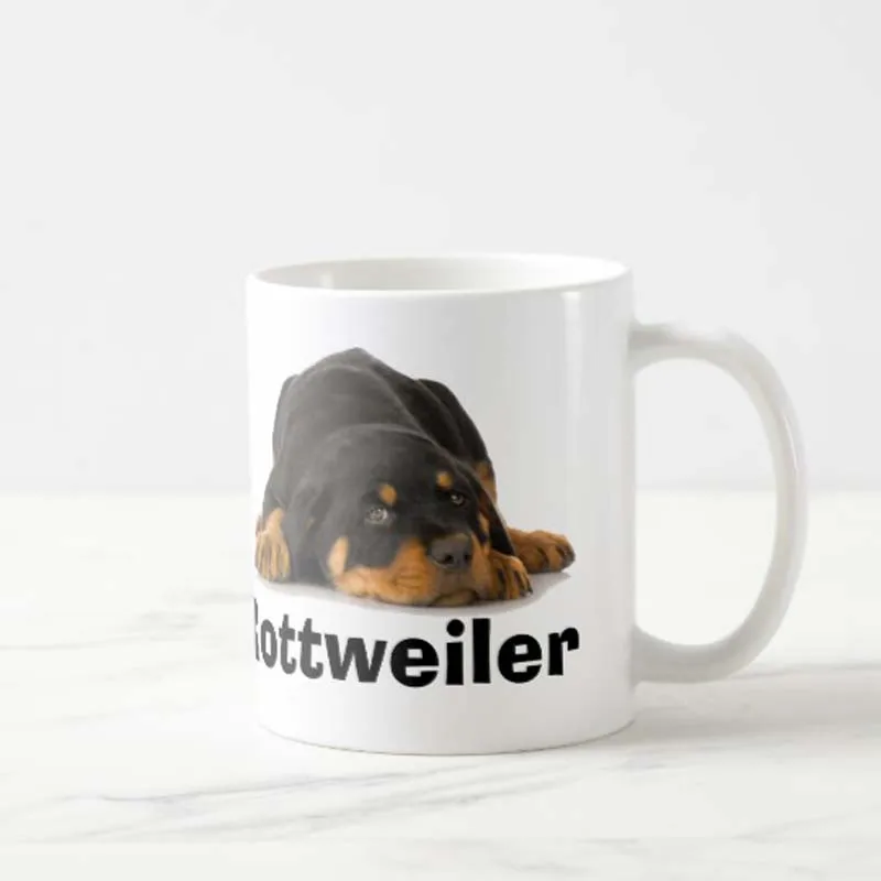

Funny Rottweiler Mug Coffee Mug 11 oz Ceramic Tea Gift Mug Cup