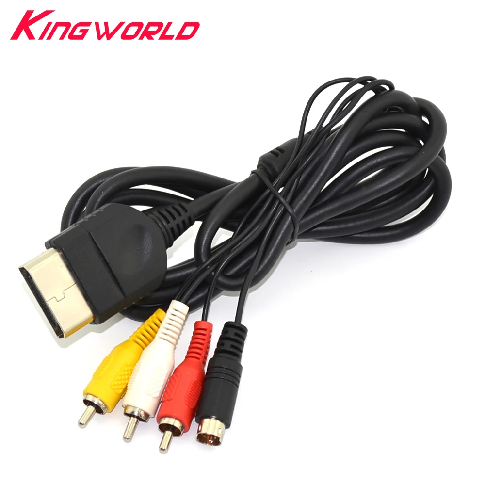 Высококачественный 1 8 м S видео AV A/V кабель для Microsoft Xbox консоли игр|cord cable|cordcable |