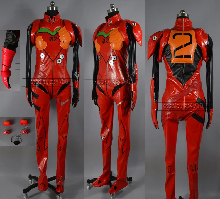 

Soryu Asuka Langley Battle suit cosplay Costume red costume 11