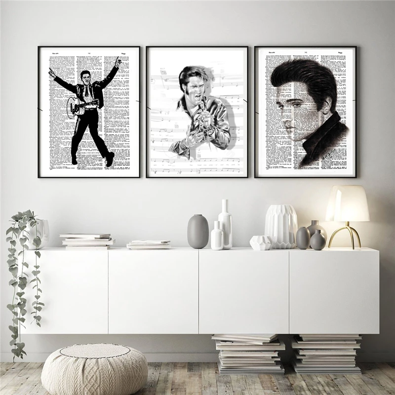 Декоративные настенные панели для танцев Elvises минималистичные скандинавские