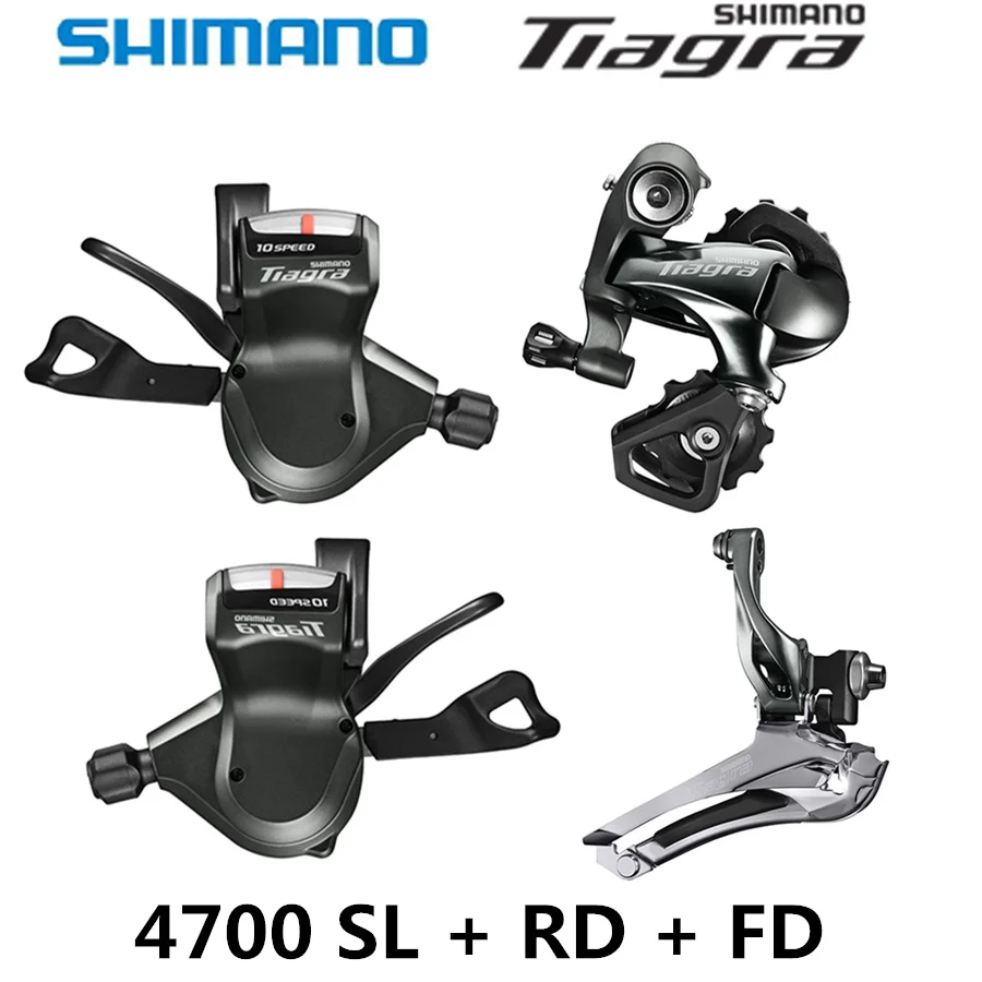 SHIMANO Tiagra 4700 Groupset SL 4700 переключатель+ FD 4700 передний переключатель+ задний переключатель дорожный велосипед 2x10 скорость