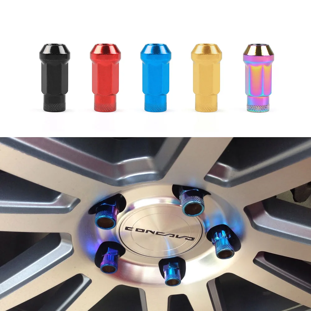 Гайки для колес M12x1.5/M12x1.25 железные гайки гонок 20 шт. 47 мм винтовые гайки|racing lug nuts|lug