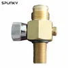 Paintball CO2 Tank Valve with On/Off Thread 5/8-18UNF with or without 3000psi Gauge ► Photo 2/6