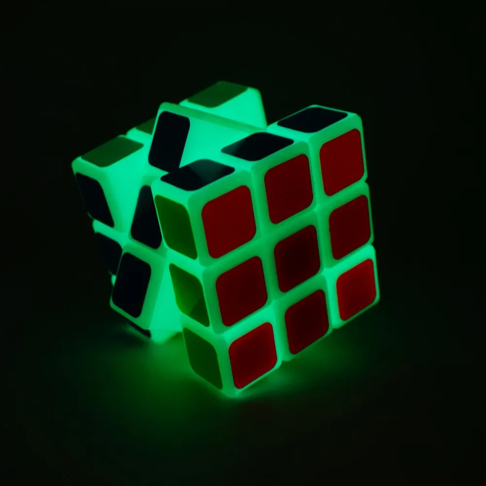 MAGICYOYO зеленый свет светящийся прозрачный 3x3x3 волшебный скоростной Куб ВОЛШЕБНЫЙ соревнование дьявол Твист Головоломка кубики для детей игрушки подарок