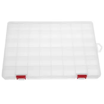 

48 Slots Nail Decals Storage Box Case Nail Box Case For Rhinestones Alloy Parts Organizer Case Storage Beads Jewelry Boxes