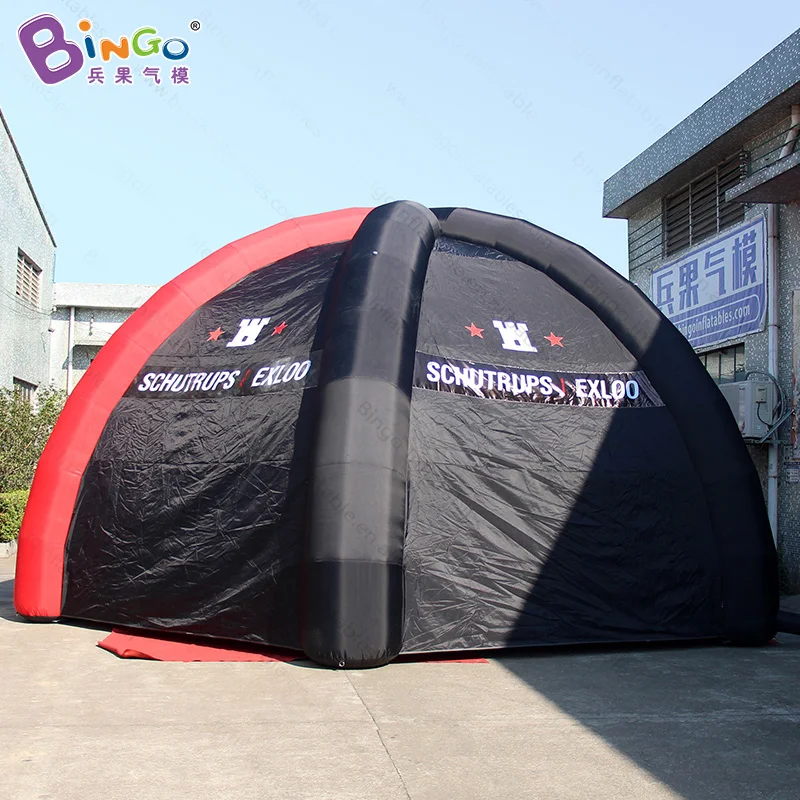  Factory direct sale 8X4 meters inflatable advertising tent with 6 legs for promotion customized eve