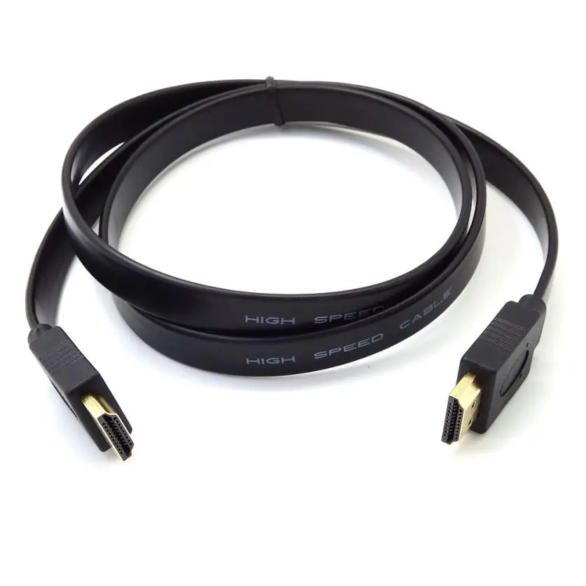 Короткий кабель Ouhaobin Full HD с разъемом HDMI Папа папа плоский для PS3 аудио видео ТВ