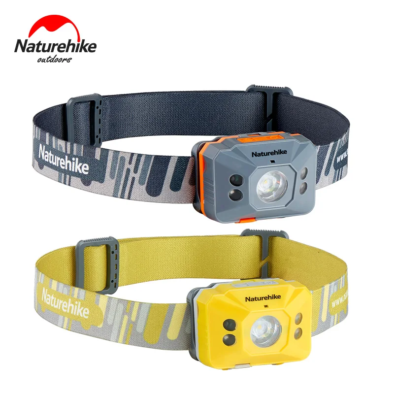 

Naturehike Outdoor USB Charging Inductive Headlight IPX4 Waterproof Ultralight Sensing LED Headlamp SOS Tools With 4 Modes Light