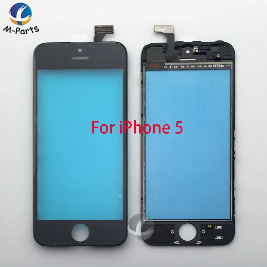 

Touch Panel For iPhone 5 5S 5C 6 Plus Front Outer Glass Lens Touch Screen Digitizer with Flex And Frame Bezel Assembly 100% Test