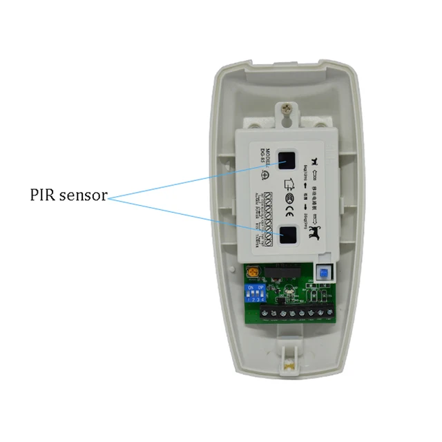 1Pcs Outdoor IP45 Waterproof 12Vdc Wire Infrared Detector Home Security DG85 Dual Motion Sensor Pet Friendly NC Relay Signal 4
