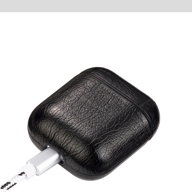 Leather Case For Airpods PU + PC Cover Cases For Air Pods Bluetooth Earpods Earphone Leather Protective Skin DropShipping (16)