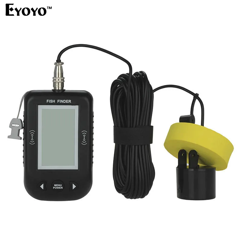 

Eyoyo XF-02 Original 100M Depth Portable 45 degree 200kHz Wired Sonar Fish Finder Alarm Transducer Sea Fishing With Back Light