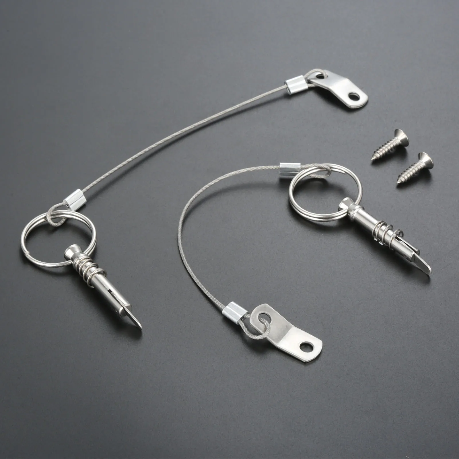 

2x Quick Release Pin With Lanyard For Boat Bimini Top Deck Hinge Marine Hardware Stainless Steel Rowing Boats Accessories Marine