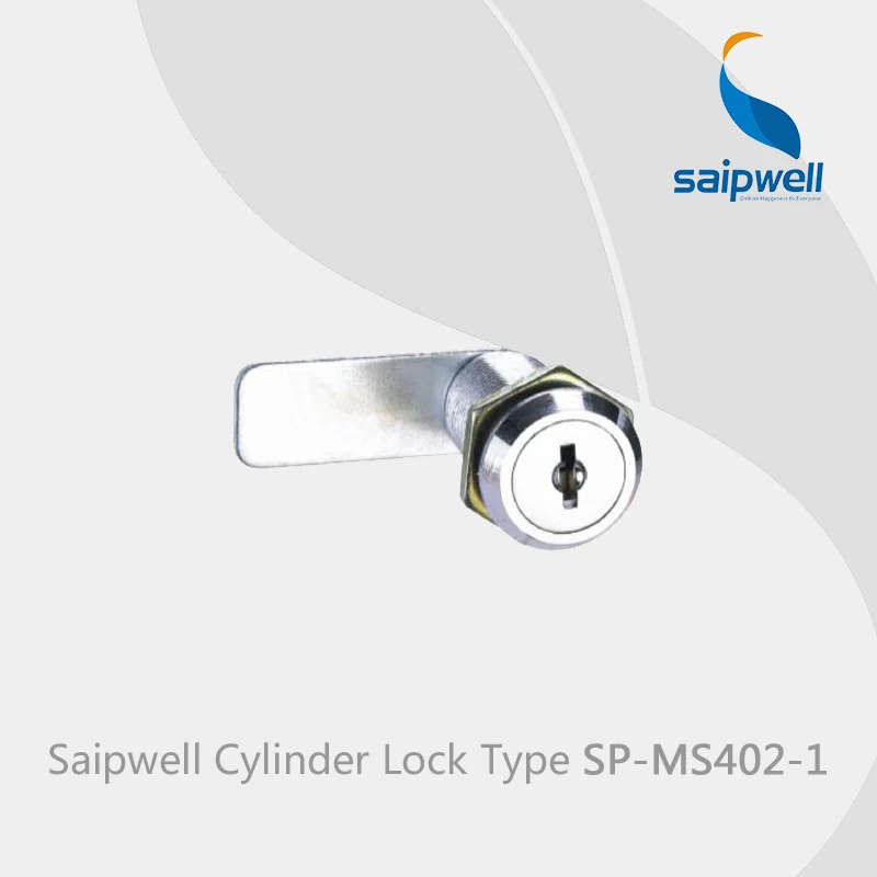 

Saipwell Industrial / Kitchen zinc alloy l handle cabinet lock cylinder lock SP-MS402-1 in 10-PCS-PACK