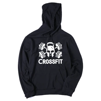 

COOLMIND CR0125H cotton blend autumn black corssfit print men hoodies casual fleece loose cool mens hoodies sweatshirts with hat