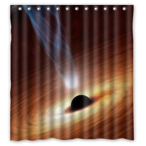 Черные Дыры Галактики Вселенной пользовательские современный уникальный Водонепроницаемый душ Шторы Ванная комната Шторы 36x72, 48 х 72, 60x72, 66x72 cm