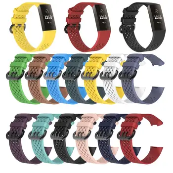 

Duszake Silicone Replacement Waterproof Band For Fitbit Charge 3 Wristband Band Accessories Bracele For Fitbit Charge 3 Strap