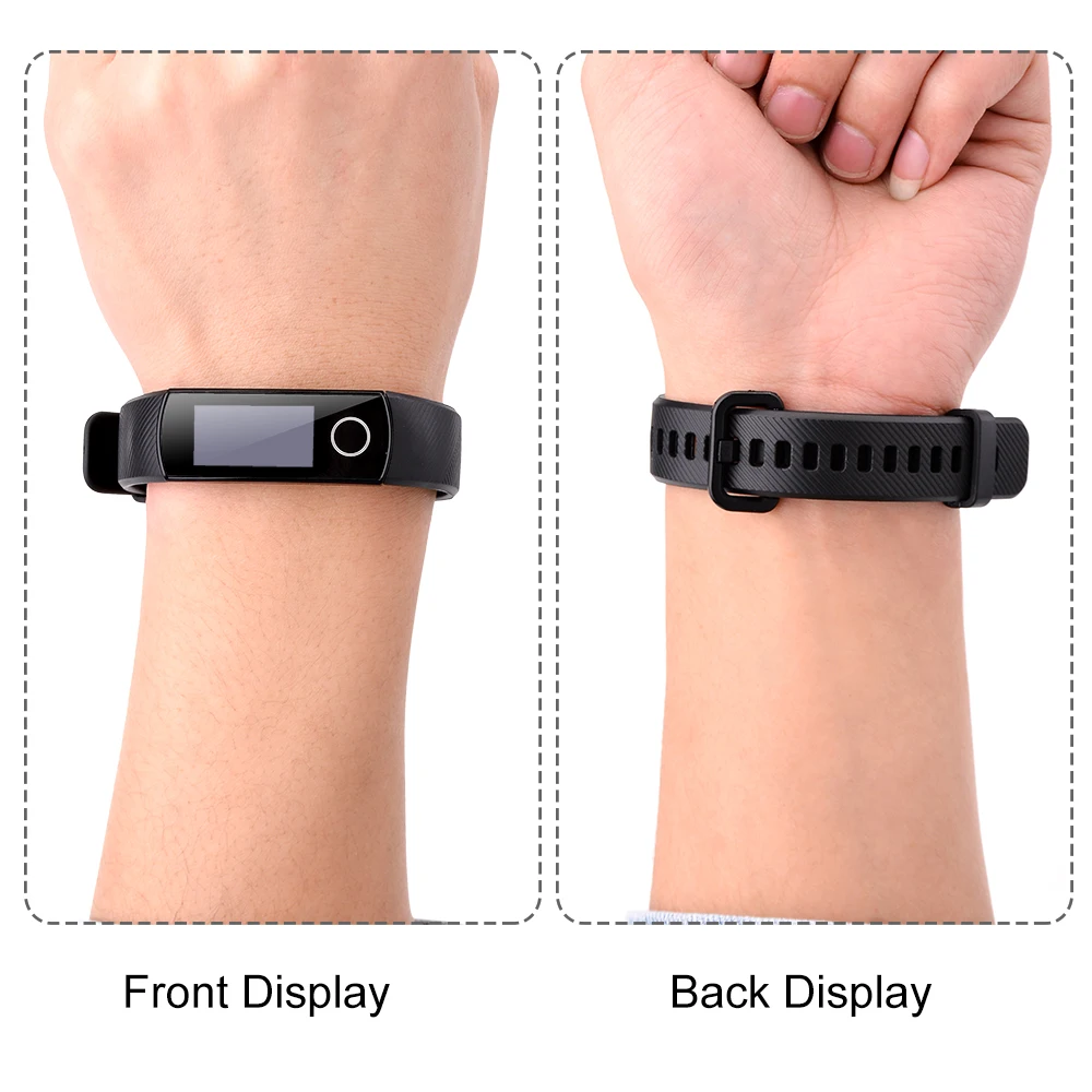 Силиконовый ремешок на запястье для Huawei Honor Band 4 5 Смарт браслет сменный часов