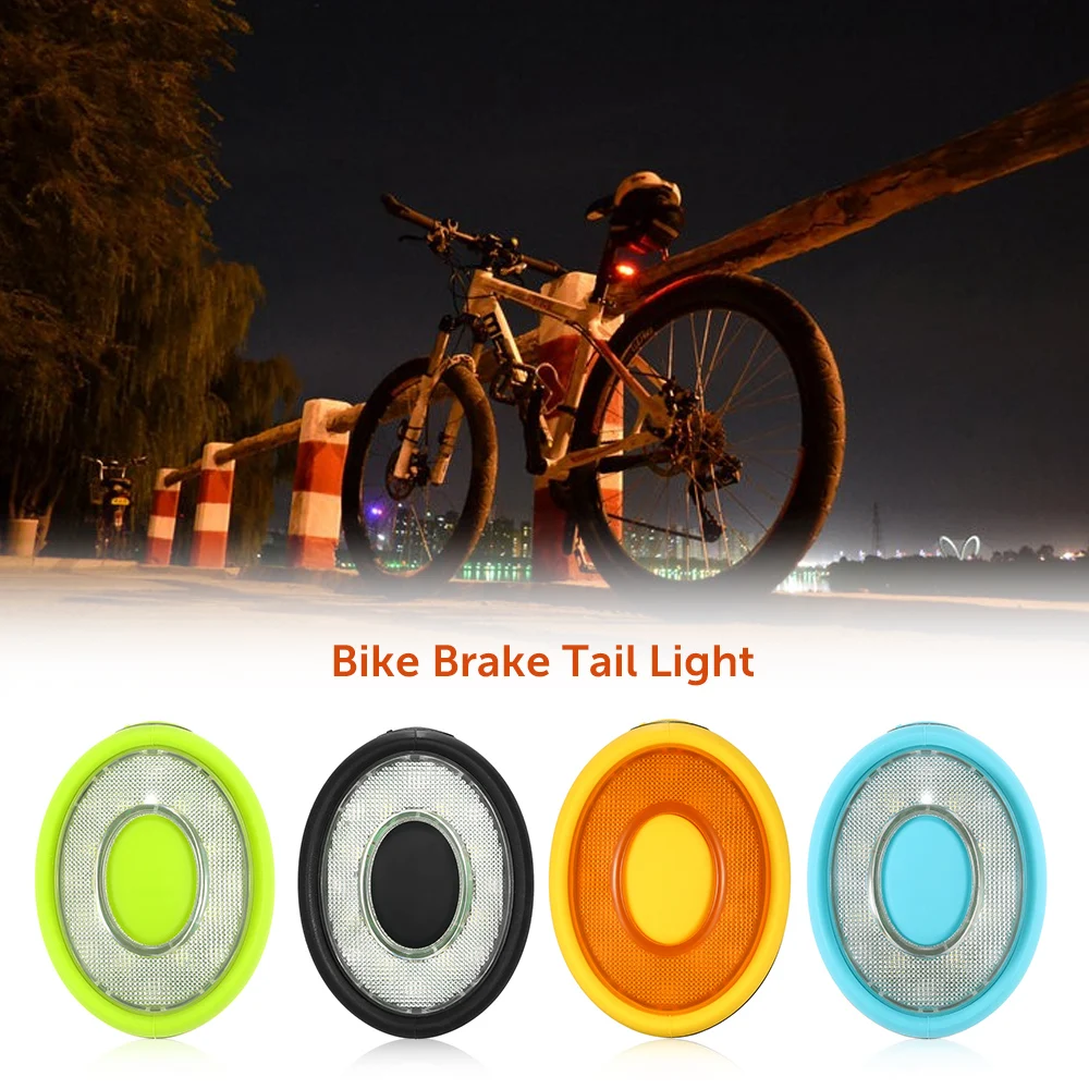 Clearance Lixada Bicycle Bike Brake Tail Light USB Rechargeable Smart Rear Safety Warning Bike Lights LED Rearlight for Night Rider 8