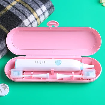 

New Portable Travel Box for Electric Toothbrush Outdoor Hiking Camping Protect Cover Storage Case Blue Pink