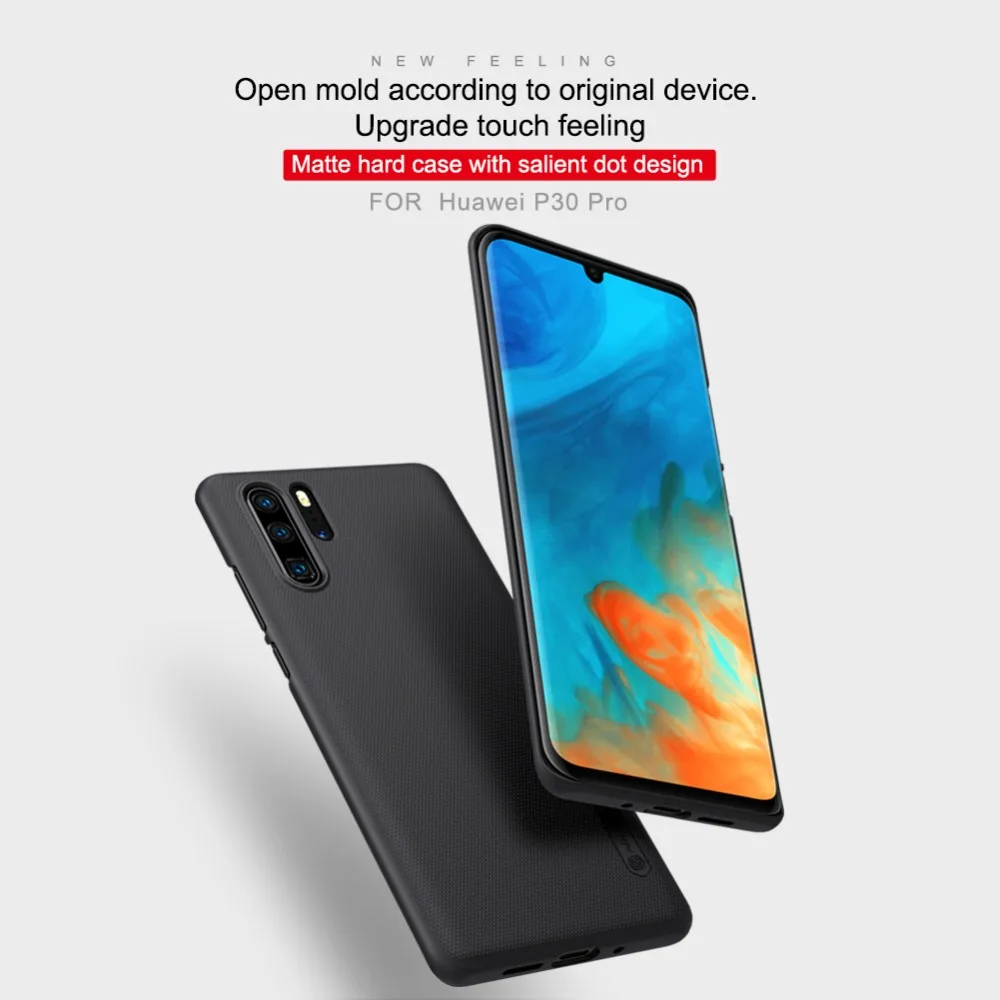10 шт./лот оптовая продажа Nillkin Супер Матовый Защитный чехол для Huawei P30 Pro PC жесткий