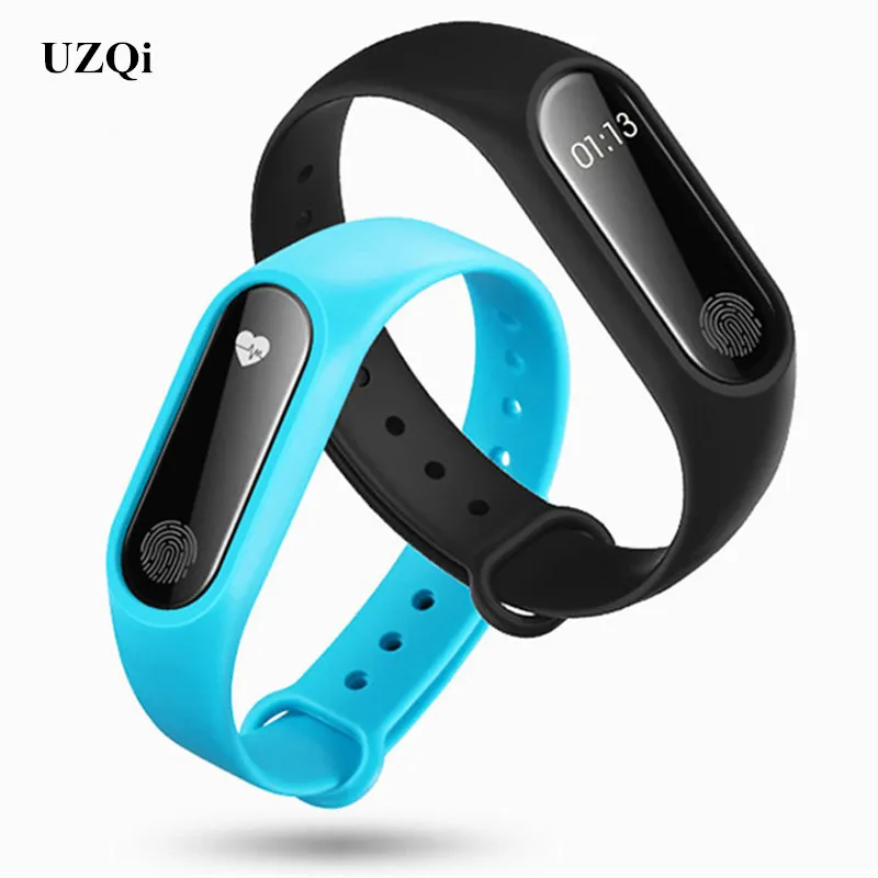 

UZQi Smart Band M2 Heart Rate Fitness Sport Activity Tracker Bracelet Pedometer Wristband Bluetooth Phone Android Smart Bracelet