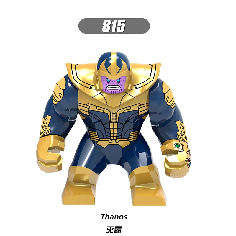 

Single Sale LegoINGlys Super Heroes Avengers 3 Minifigure Thanos Bricks Building Blocks Learning For Children Gift Toys X0186